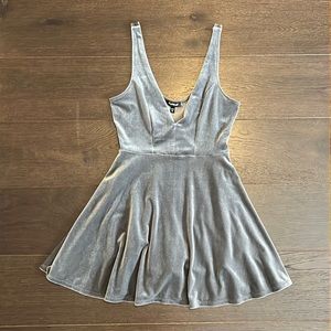 Gray Mini Dress